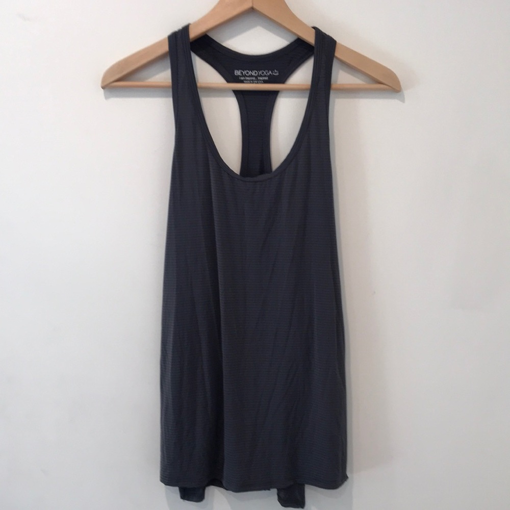 BEYOND YOGA Racerback Slit Tank - Picture 2 of 6